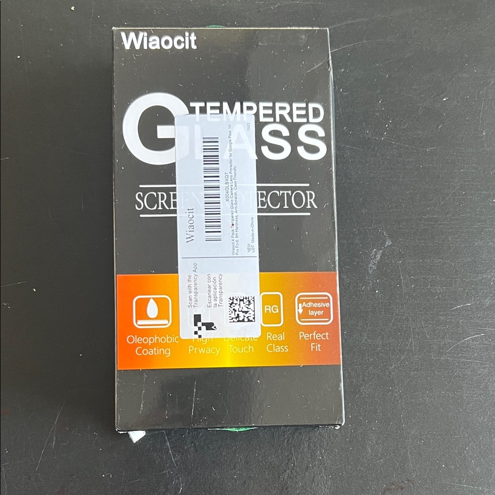 Black Tempered Glass Screen Protector